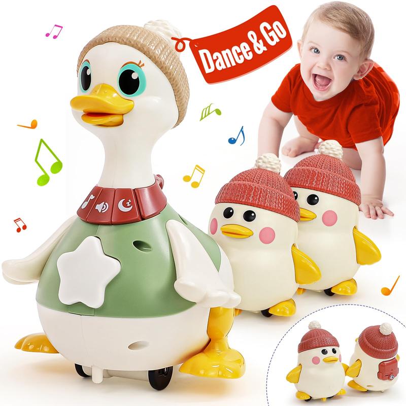 TinyNest™ Walking Light-Up Duck Toy