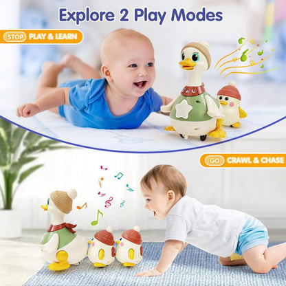 TinyNest™ Walking Light-Up Duck Toy