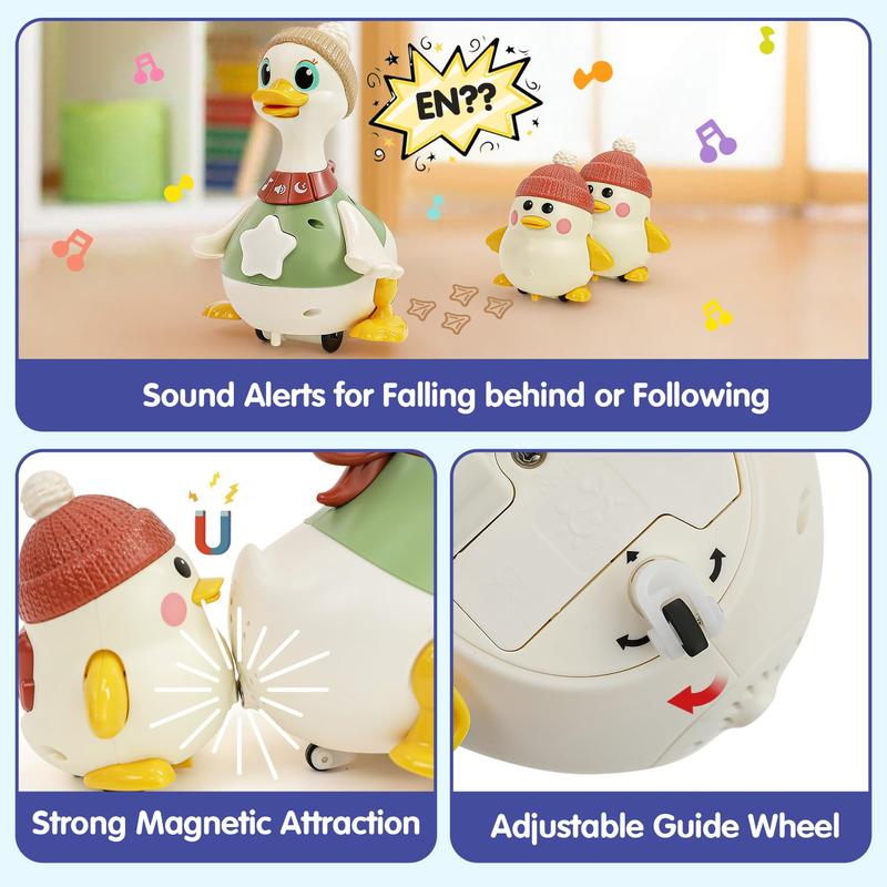 TinyNest™ Walking Light-Up Duck Toy